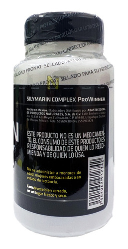 Imagen 3 de 4 de Silymarin Complex (90 Caps) Prowinner