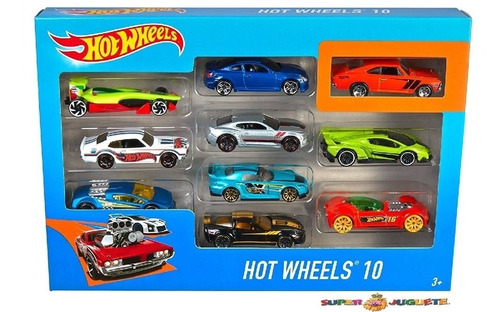 Hot Wheels Pack X 10 Autos - Giro Didactico