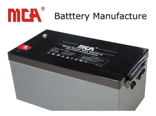 Bateria Recargable De Gel Vrla 12v 260ah Mca Fcdg12-260