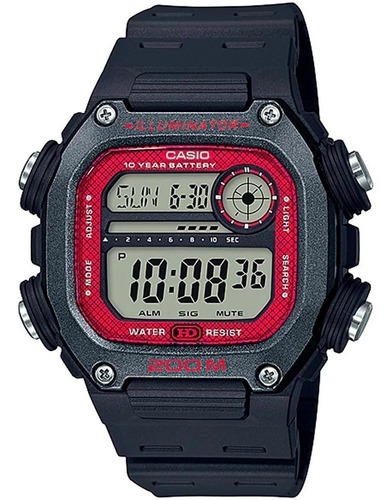 Rel. Casio Dw-291h-1bv Original C/ Nf Bateria Para Dez Anos