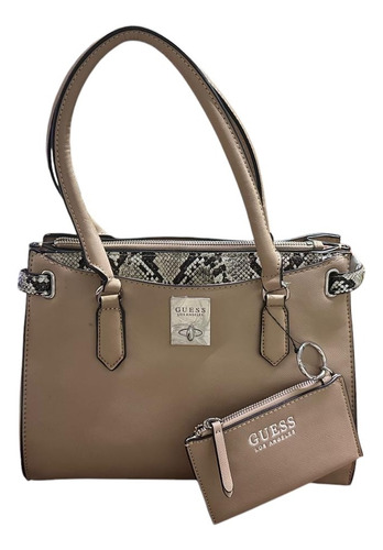Bolsa Guess Marysville Caramell Multi Py823307 Caramel Multi Textura