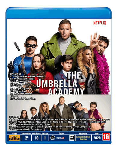 Blu-ray Série The Umbrella Academy - 2ª Temporada -legendado