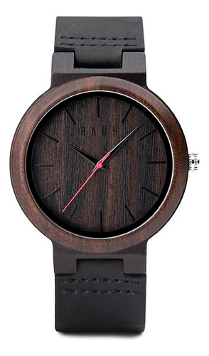 Reloj De Madera, Oxtankah, Hombre, Con Caja De Madera