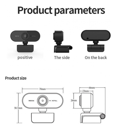 Cámara De Computadora Usb Con Pantalla Ancha De Cámara Web