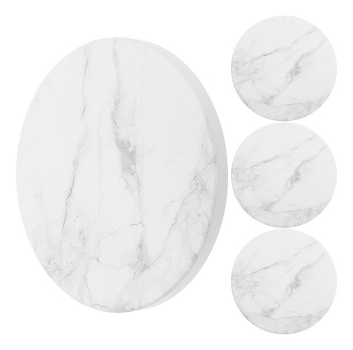 Posavasos Jaspeados Para Decorar, 4 Unidades