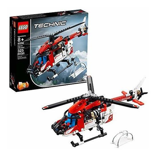 Kit De Construccion Lego Technic Rescue Helicopter 42092, N