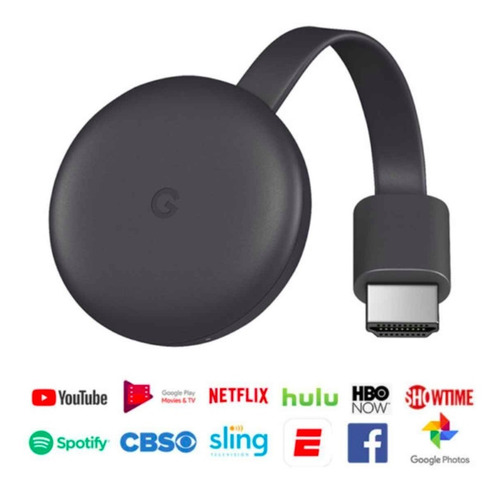 Imagen 4 de 4 de Google Chromecast 3ra Generación Netflix Youtube Tv Y Hbo