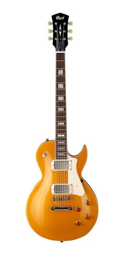 Imagen 1 de 4 de Guitarra eléctrica Cort CR Series CR200 de caoba gold top con diapasón de jatoba