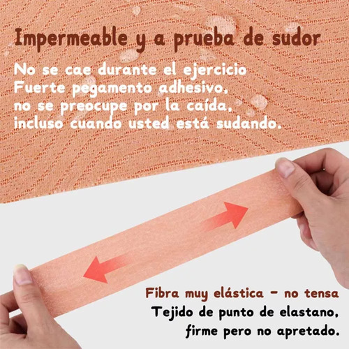 Pezon Silicon Brasier Invisible Push Up Cinta Levanta Busto