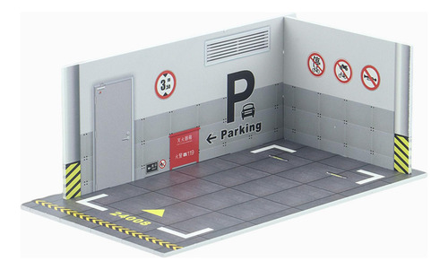 Modelo De Coche Diorama Estacionamiento 1/24 Fondo Para A