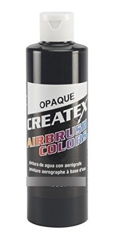 Pintura Para Airbrush Createx 8 Oz. Negro Opaco.