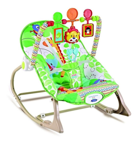 Cadeira de balanço para bebê Star Baby Cadeira de Descanço verde