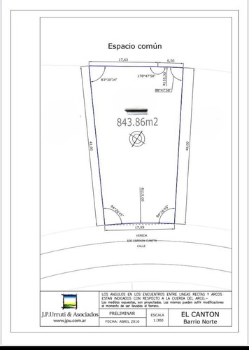 Lote Venta De 843,86 M2 A La Laguna El Cantón Norte Escobar 