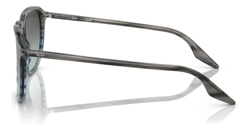 Lentes De Sol Azul Rayado Degradado Ray-ban Rb22031391gk