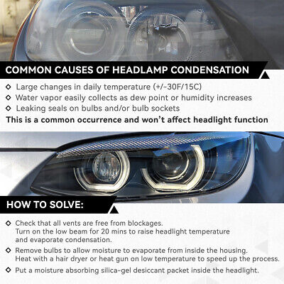 Smoked Housing Headlights Amber Corners+tinted Lens Oe F Oad
