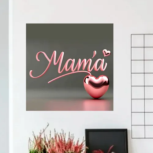 Cartel Letrero Te Amo Mamá Día Madre Lona Fiesta Evento Cm8p