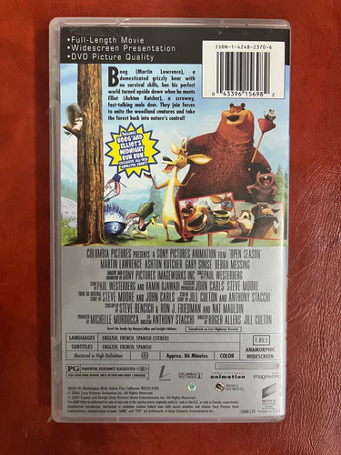Open Season (umd Video Para Psp (no Dvd) (Usado)
