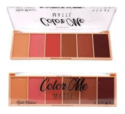Imagem 5 de 10 de Combo Vivai Blush Color Me + 2 Sabonetes Pré E Pós Maquiagem