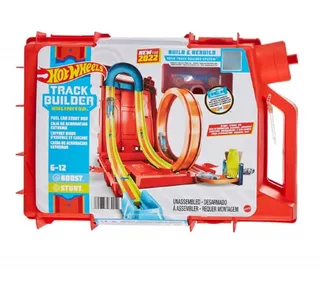 Hot Wheels Track Builder Caja Pista De Acrobacias Extrema