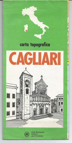 Mapa Turistico De Cagliari (Usado)