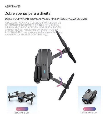 Q Drone E99 Pro Con 1 Cámara Aérea Hd Profesional Y