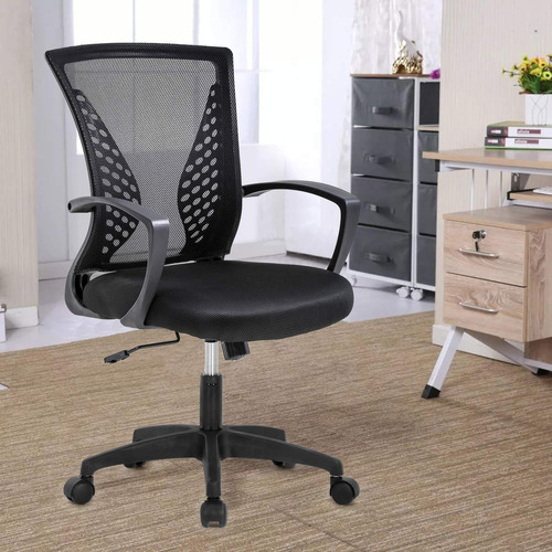 Officlever - Silla Ergonómica Para Ordenador (malla Media,.