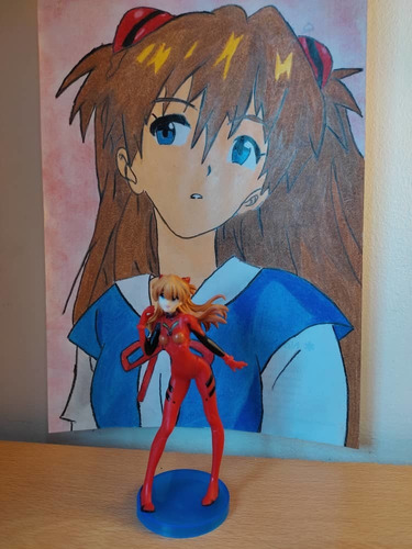 Figura De Asuka Langley Del Anime Neo Génesis Evangelion