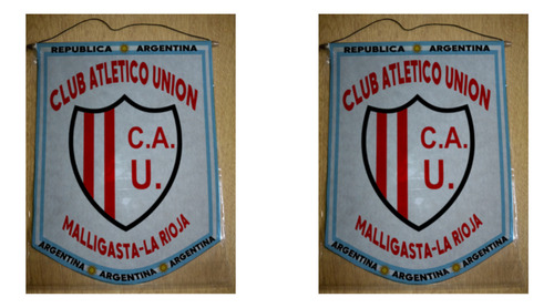 Banderin Mediano 27cm Club Union Malligasta La Rioja