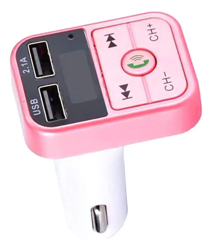 Transmissor Fm Sumind, Bluetooth, Aux 3,5 Mm, Usb, Ouro Rosa