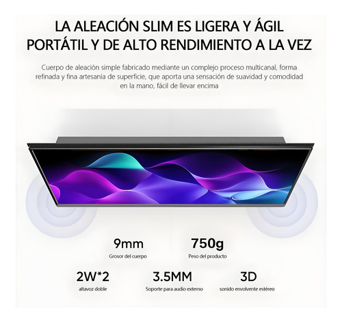 Pantalla Portátil 1080p De 15,6 Pulgadas Negro (Reacondicionado)