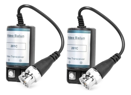 Video Balun Analogo Pasivo 1 Canal Cat5 Pack 2und