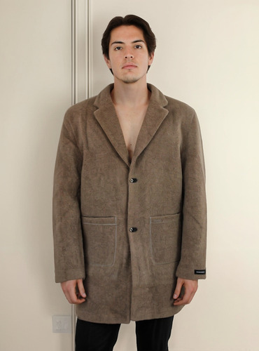 Heds Casaca/saco Hombre Marrón Claro Importada Modelo Piel