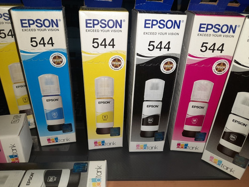 Imagen 5 de 6 de Kit X 4 Tinta Epson 544 Original L3110 L3210 L3150 L3250