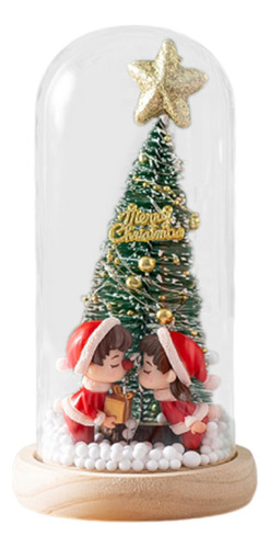 Mini Árbol De Navidad De Mesa Con Luz, Manualidades De
