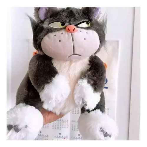 Figura De Felpa De Gato Cenicienta Lucifer De Disney30cm