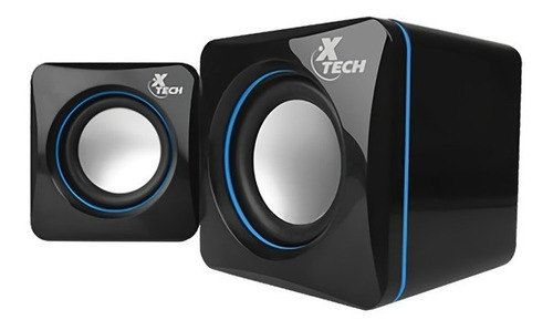 Parlantes 2.0  5w Rms Usb Xtech Xts-110 Negro