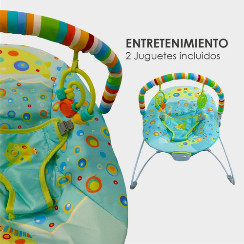 Silla Mecedora Con Vibración Para Bebés Con Juegos Bouncer