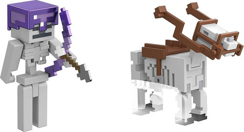 Bonecos Batalha Do Cavaleiro Esqueleto Minecraft