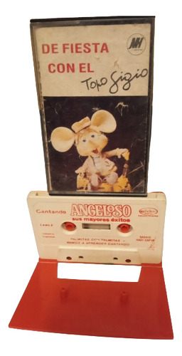 Cassettes Topo Gigio Y Las Canciones De Angeloso Excelente E