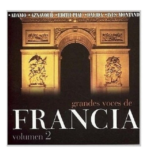 Grandes Voces De Francia Volumen 2 Cd Nuevo Cerrado En Sto 