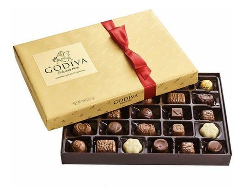 Godivas Belgium Goldmark Surtido De Chocolate 10.9 Oz