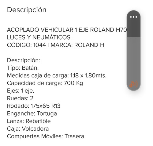 Imagen 8 de 8 de Roland H700