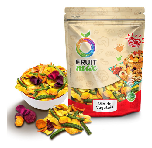 Mix De Vegetais Chips De Vegetais Saudável Crocante 300 Gr