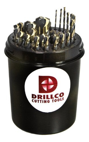 Drillco 350n Serie Nitro 29 Piece Set-acero De Alta Velocida