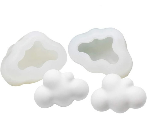 Molde Silicona Para Resina Epoxy Nube Chica Vela Jabon