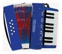Comprar Acordeon Sanfona Infantil Turbinho Azul 17 Teclas 8 Baixos Cor Azul-marinho