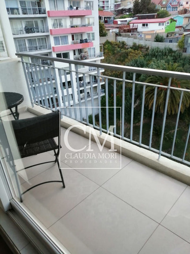 Piso 16 Con Ggcc Incluidos Amoblado 2d+1b C* Barón, Valpo