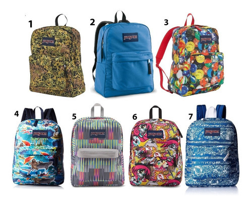 Mochila Jansport Superbreak *demasiada Variedad* Children's Color Dorado