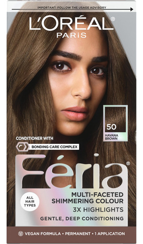 Hair Dye L'oreal Paris Feria 50 Havana Brown Pack Of 1