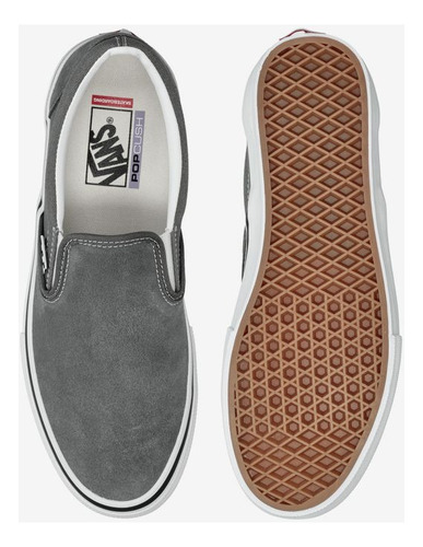 Tenis Vans Skate Slip-on (pewter White)